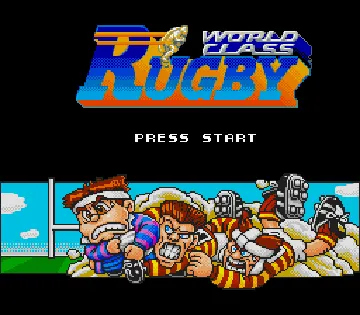 World Class Rugby (Europe) screen shot title